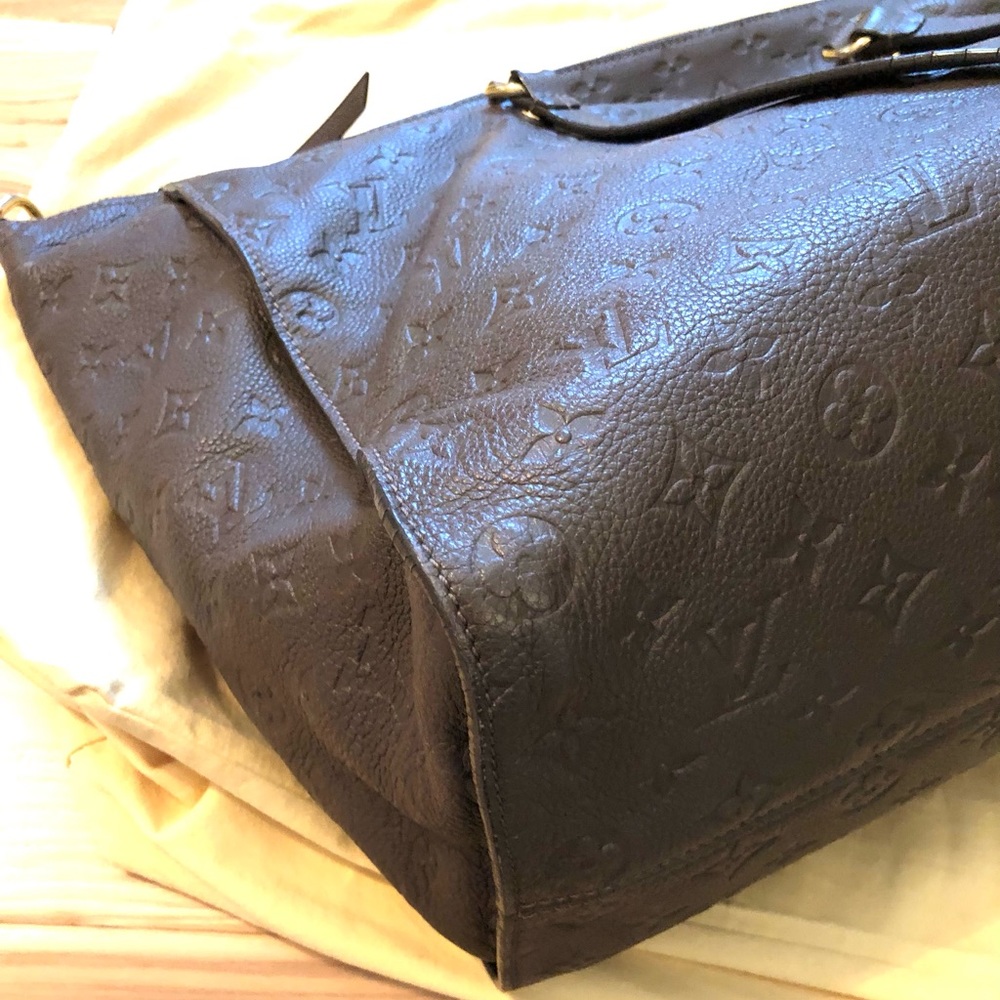 Louis Vuitton Embossed Monogram Empreinte Leather Lumineuse large GM Bag - Picture 4 of 13